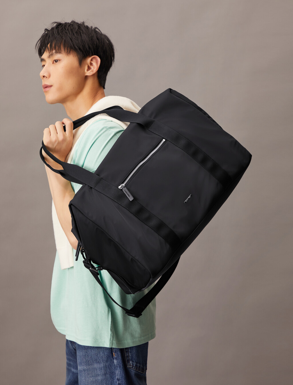 Calvin Klein 時尚尼龍旅行包