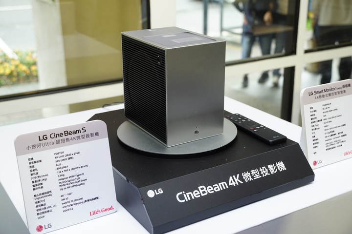 LG 在台推出全新智慧螢幕「斜槓機」與小銀河 Ultra 超短焦 4K 微型投影機，結合創新與美學設計
