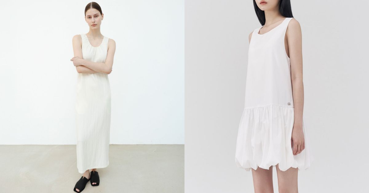 2025年平價品牌「白色洋裝」推薦10選：Zara、Air Space 法式浪漫風，GU「泡泡裙」日系女孩搶入手！