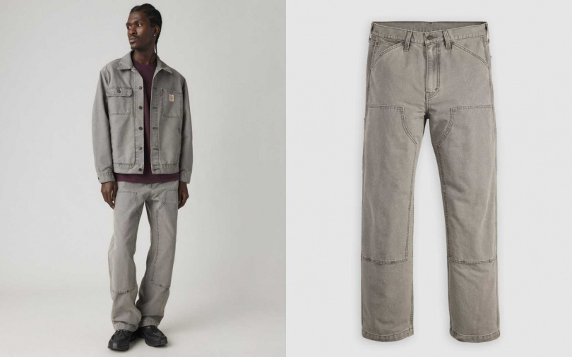 Levi’s® Workwear工裝系列 568™ 男款中腰寬鬆牛仔褲／4,390元  充滿90年代風格的寬鬆工裝褲，散發出恰到好處的個性態度。（圖／品牌提供）