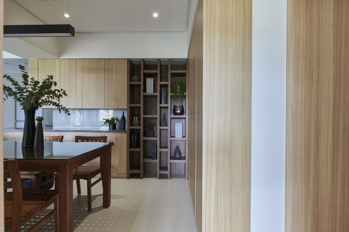 餐邊櫃；餐廳；住宅；；室內設計