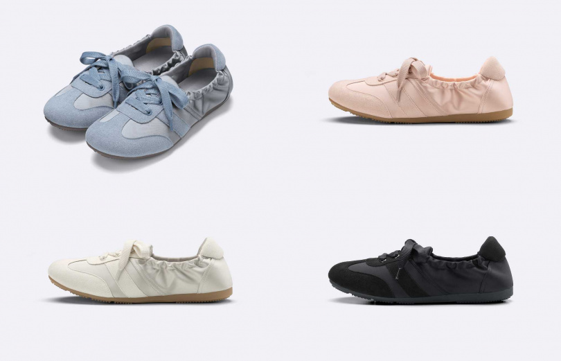 GU抓褶芭蕾運動鞋／790元（圖／品牌提供）
