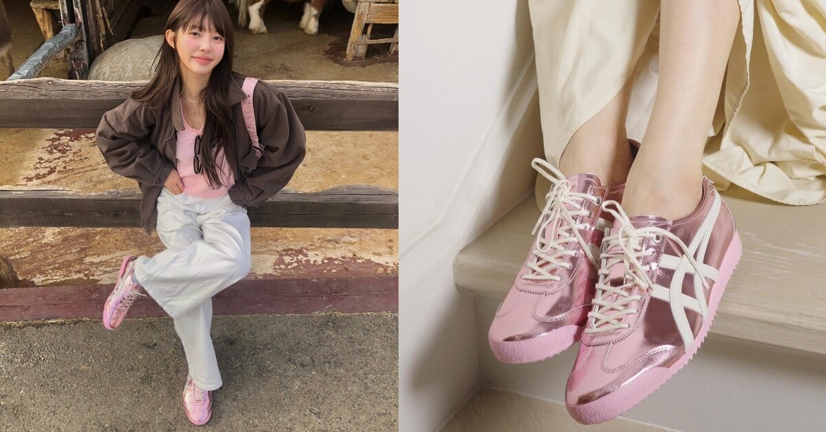 3. Onitsuka Tiger鬼塚虎 MEXICO 66 SD METALLIC：小紅書爆款！（NT$5,580)