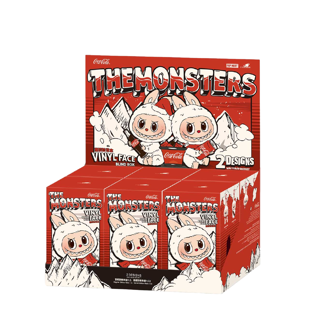POP MART THE MONSTERS COCA COLA LABUBU SOFT VINYL FACE BLIND BOX WHOLE