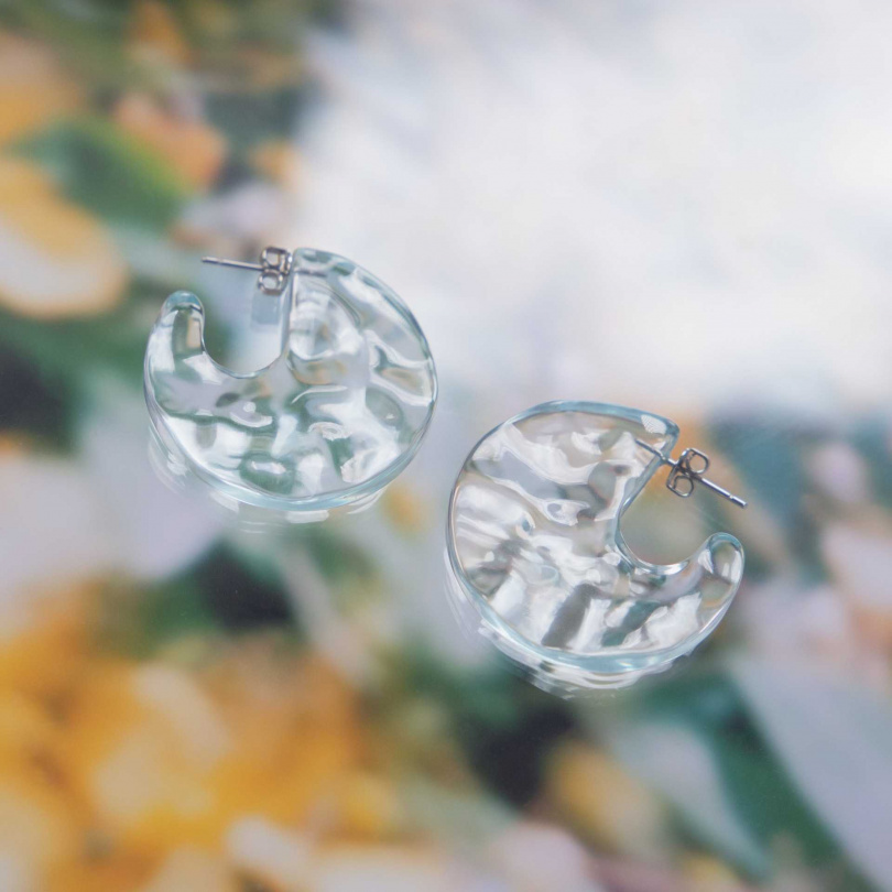haqc. 水面耳環／1,015元（圖／Pinkoi提供）