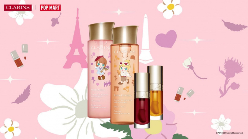 克蘭詩新一代漾采肌活美肌精華水POP MART限定版200ml／1,800元。（圖／品牌提供）