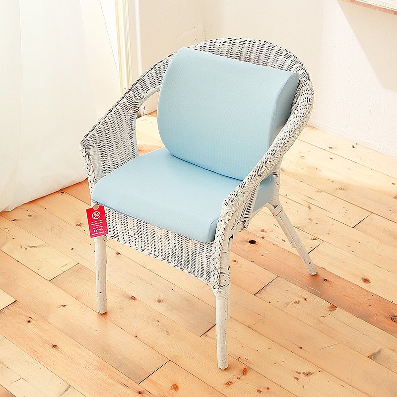 居家生活-Mit 涼感記憶 坐靠墊組 (靠墊+坐墊)