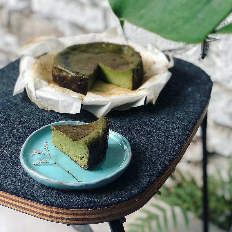 小山園抹茶巴斯克乳酪蛋糕5吋