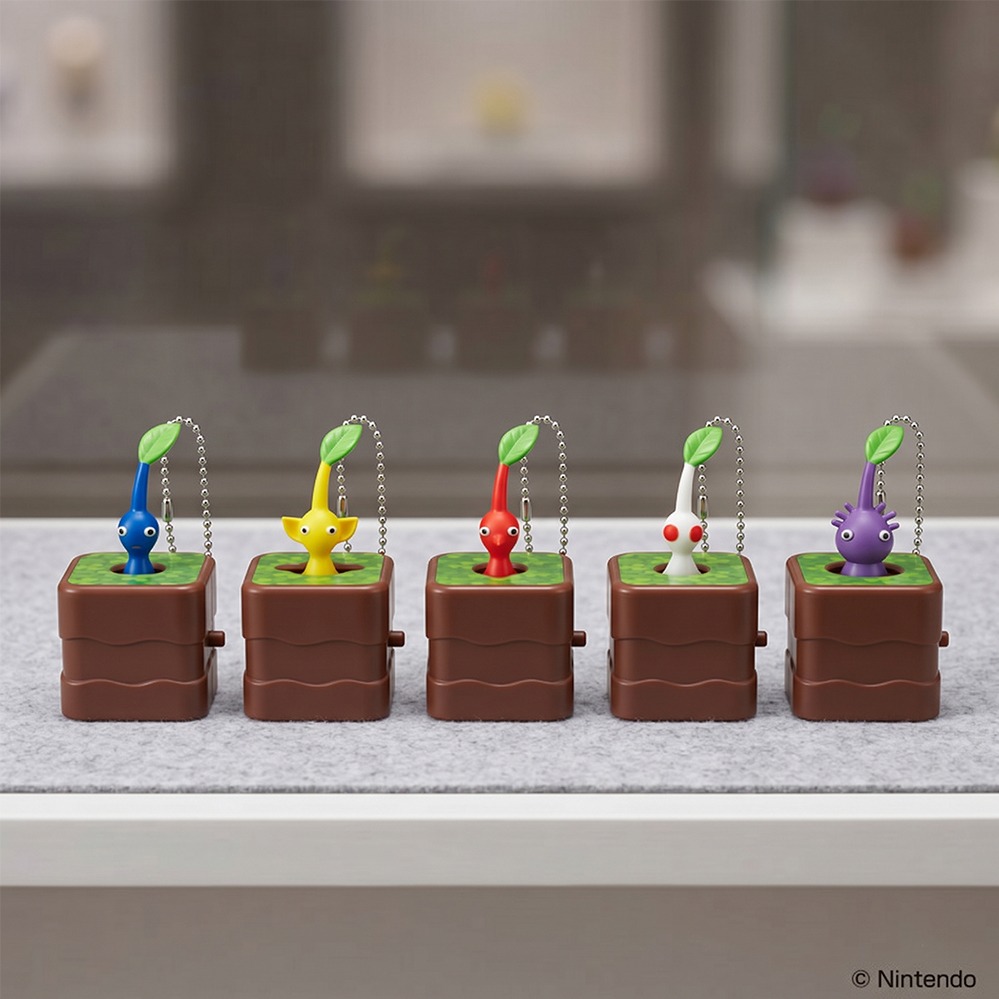 BANDAI 萬代 任天堂 Nintendo官方正版授權 皮克敏Pikmin∞無限拔拔皮克敏Lite盲盒療癒舒壓解壓減壓神器辦公室擺件隨身包包掛件 母親節禮物 告白禮物 女生送禮 生日禮物 520禮物