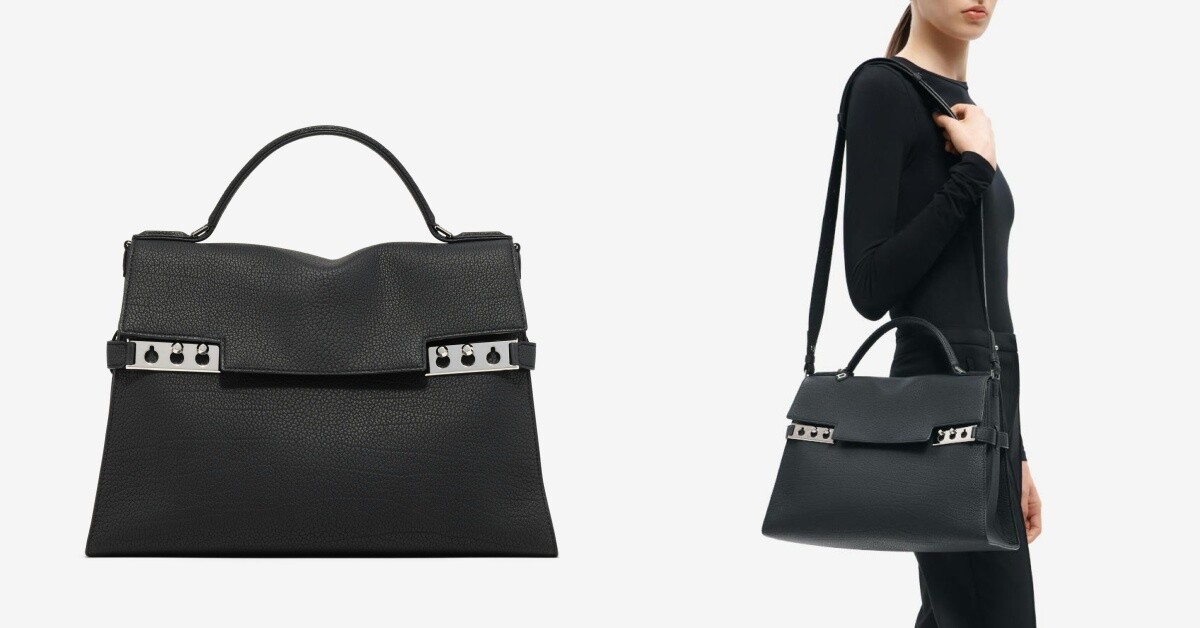 5. DELVAUX Tempête L 肩背包：男女都能駕馭！（價格店洽)