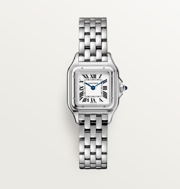 「Panthère」腕錶鍊帶柔軟、靈活，能夠完美貼合腕間，讓人聯想到美洲豹既優雅靈動又如女王般霸氣的身姿，就如《新聞女王》中佘詩曼的主播風範般，雷厲風行。