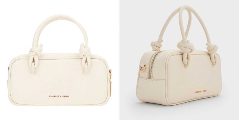 CHARLES & KEITH Sammie 扭結保齡球包／2,190元（圖／品牌提供）