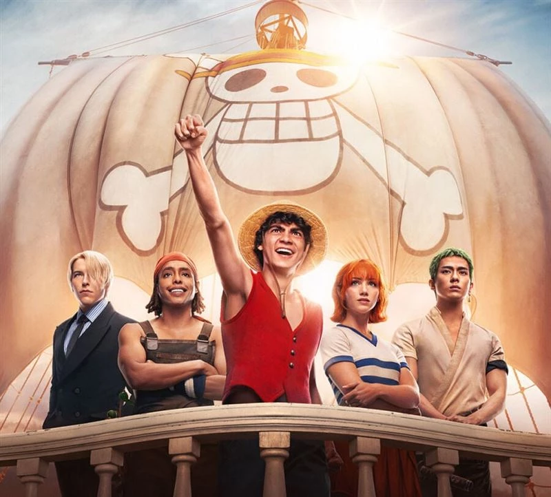 Netflix 自 2023 年推出的真人版影集，找來伊納基·戈多伊（Iñaki Godoy）、新田真劍佑（Mackenyu）、塔茲·史卡勒（Taz Skylar）、艾蜜莉·拉德（Emily Rudd）與雅各·羅美洛（Jacob Romero）...等人領銜主演，因為超高還原度加上各具魅力的角色，自開播以來便席捲全球，更在超過 75 個國家奪下排行榜冠軍，成為首部於日本登上 Netflix 英語影集第一名的作品，截至目前影集已累積近 1 億觀看次數。