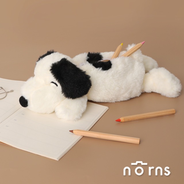 【Norns】Peanuts史努比絨毛造型筆袋- Norns Original Design Snoopy 正版授權 造型筆袋 鉛筆盒 絨毛 造型 筆袋