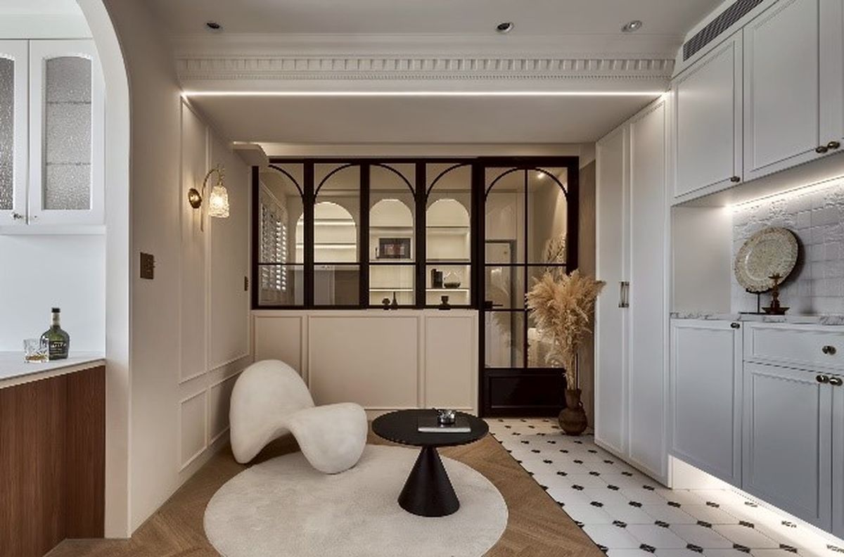 弧線 ；光影 ；優尼客空間設計