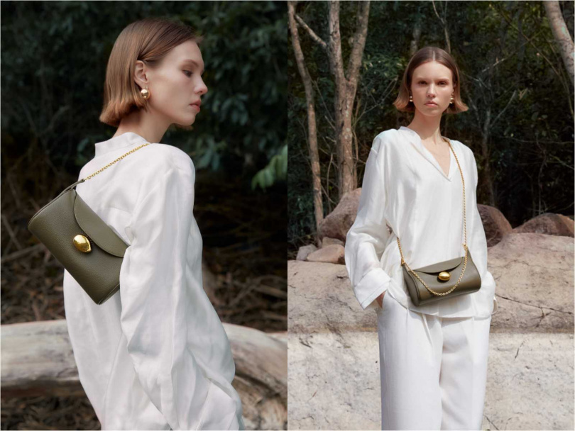 Cafuné Mini Drop Duffel 幽苔綠色/ 13,030元(不含稅）（圖／品牌提供）