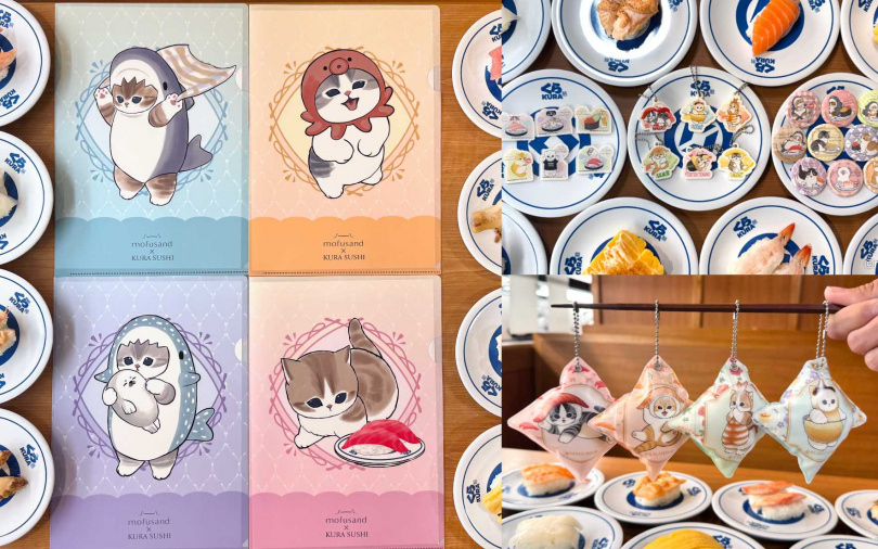 藏壽司變裝達人貓咪化身壽司造型！3大系列扭蛋限時22天萌翻登場。（圖／品牌提供）