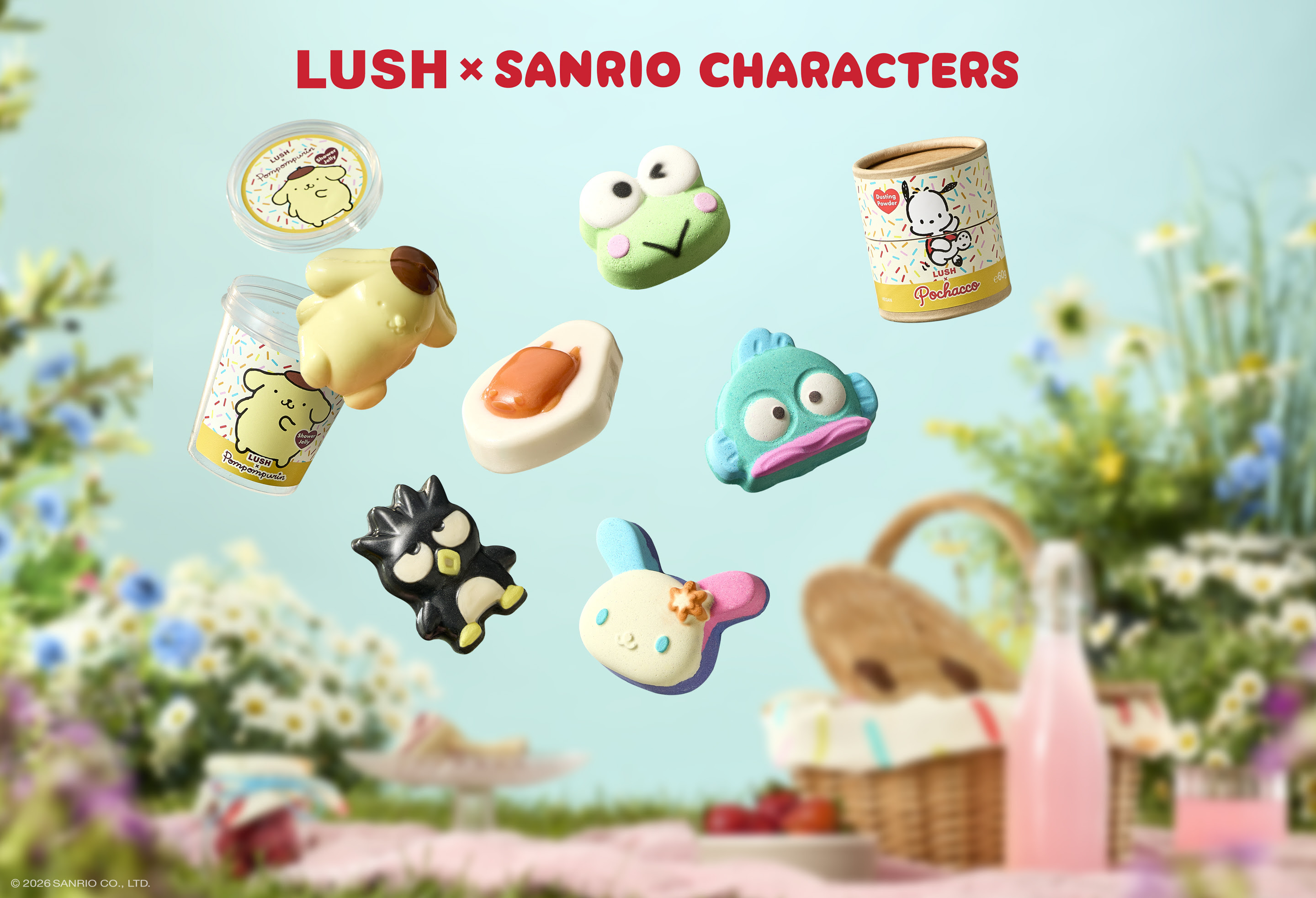 LUSH×Sanrio Characters三麗鷗限定系列登場