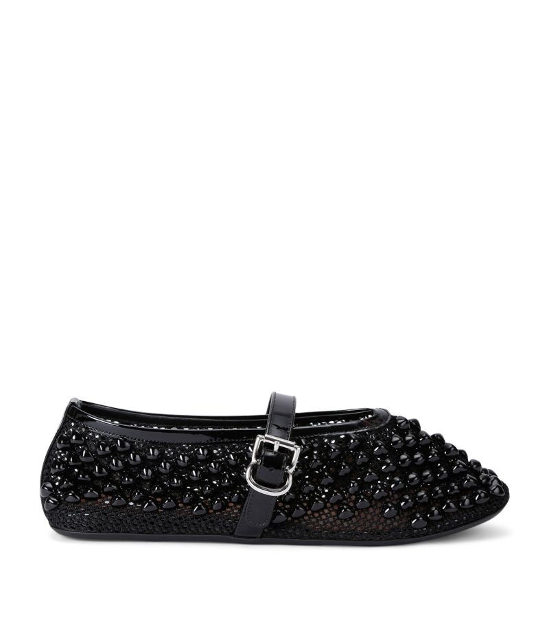 Alaïa Bead Mesh Ballet Flats