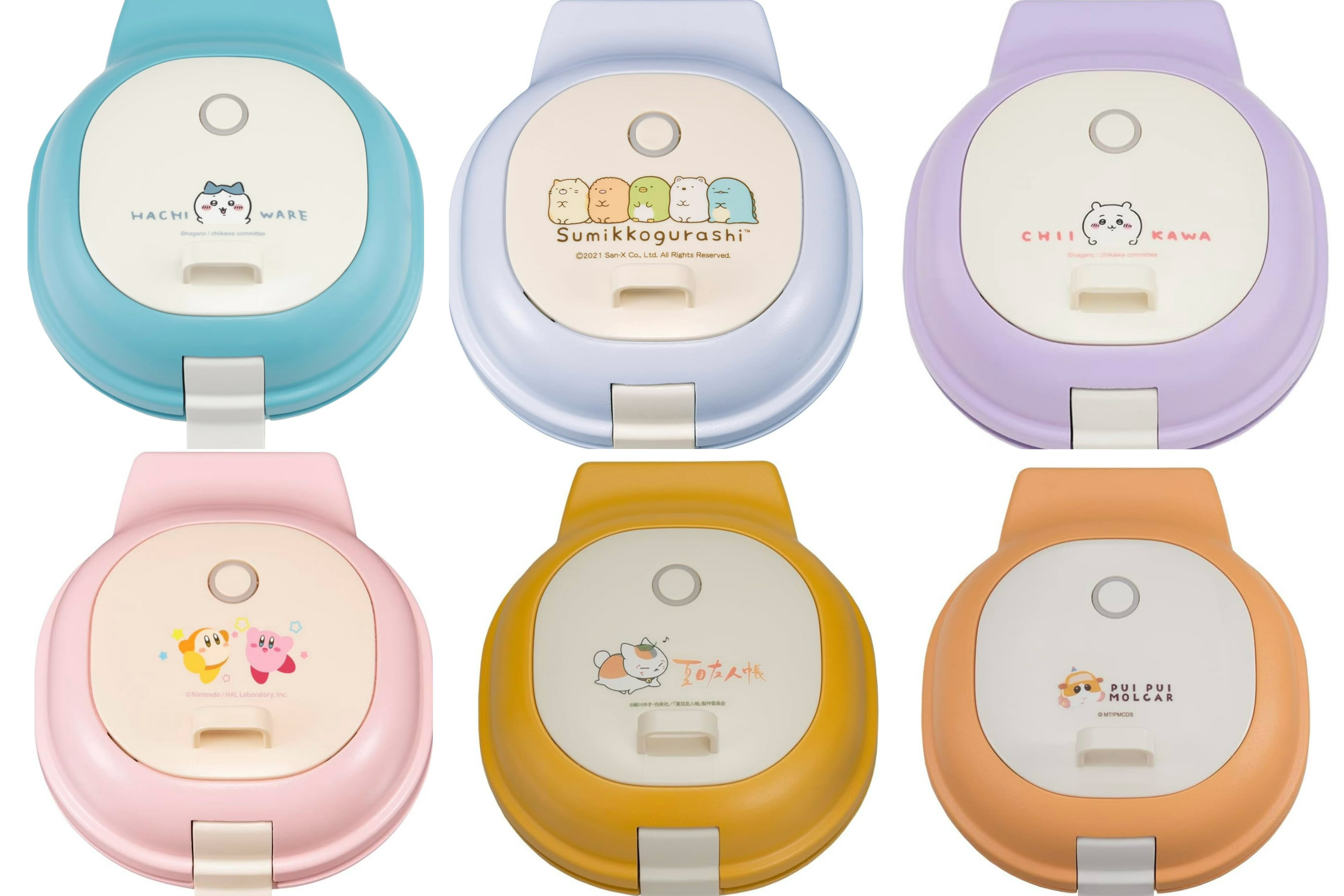 日本公司貨 CCP Chiikawa KM-PM71 吉伊卡哇 小八 鬆餅機 早餐 聚會 點心 下午茶 6種圖案