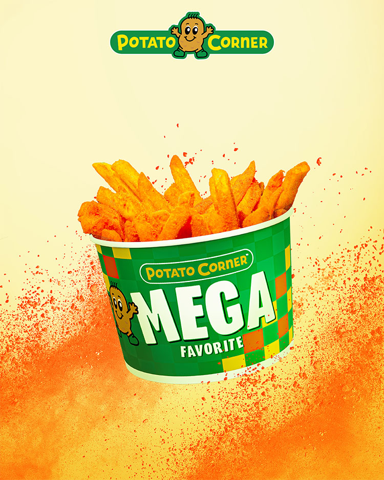 場由店員親手撒上的風味粉，緊接著進入搖桶瘋狂Shake，讓每一根薯條都沾滿香氣，一口咬下，粉香、油香、薯香層層綻放。