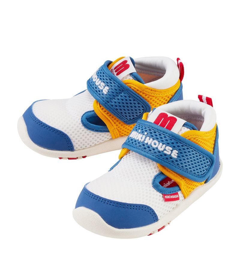 Miki House Velcro-Strap Sandals