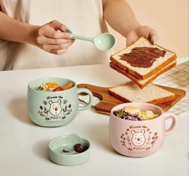 森林維尼 陶瓷杯盤套組 3色可選｜正版授權 獅子座 處女座 天秤座 天蠍座 射手座 生日禮物