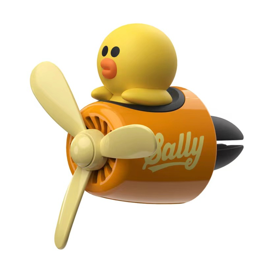 【遊戲家】正版授權螺旋槳飛行員香氛車用香氛組合 車香組合 - LINE FRIENDS SALLY 莎莉