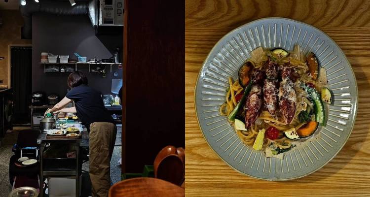 每一道餐點都像是闆娘親手寫下的溫柔筆記，味道細膩卻不浮誇，吃得出用心與堅持。「奶香優格雞腿咖哩飯」，香氣溫潤，雞腿鮮嫩入味，咖哩醬汁收得恰到好處；「明太子濃奶油小卷義大利麵」，濃而不膩，每一口都堆疊出滿足感；「火龍果優格汁」，酸甜清爽，為整頓餐點畫下輕盈的句點，也像是闆娘特意為客人準備的小驚喜。