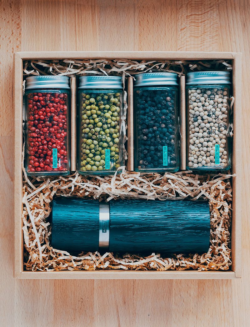 【禮盒】胡椒原粒研磨罐組