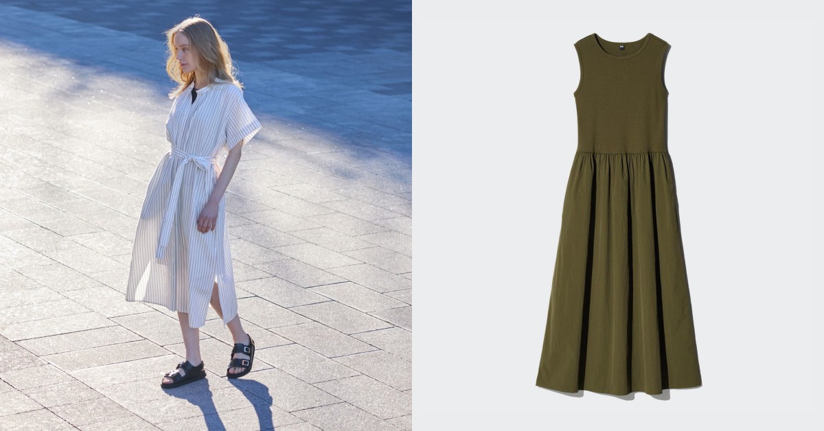 Uniqlo 2025春夏百搭洋裝推薦7款！亞麻面料清爽百搭，襯衫式設計版型滿分