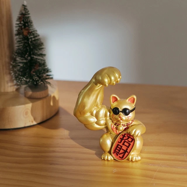 [窩在家] (預購) 八方聚財好運招財貓 生日禮物