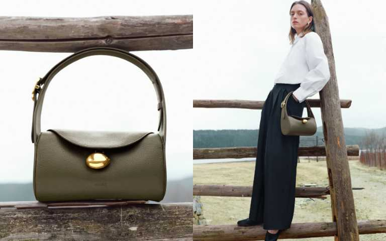 Cafuné Drop Duffel幽苔綠色/16,340元 (不含稅）（圖／品牌提供）