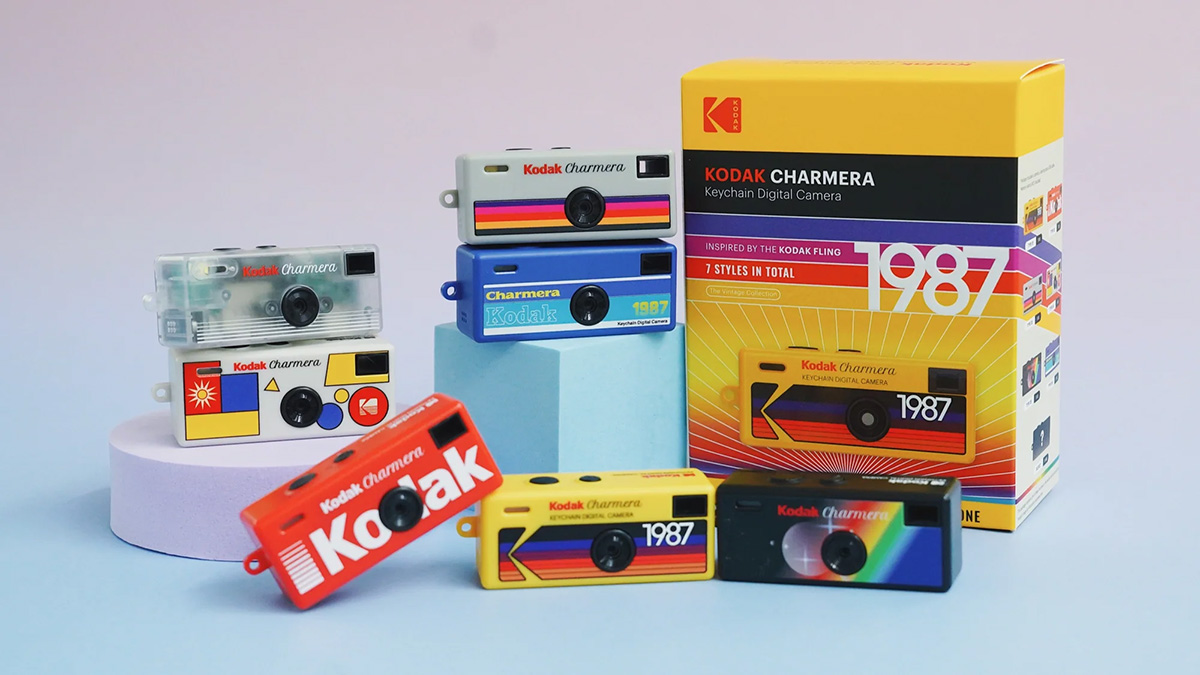柯達推出 Kodak Charmera 鑰匙圈數位相機盲盒：結合復古風與收集樂趣的新玩意