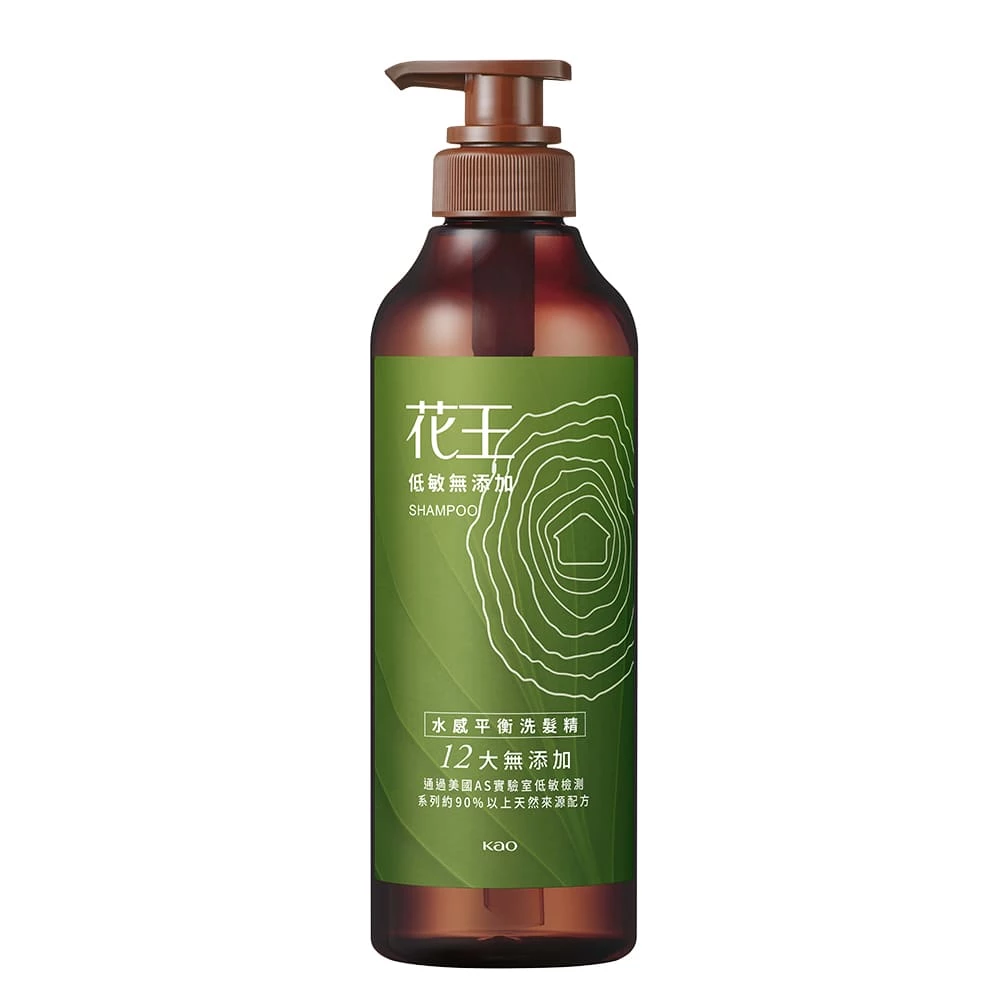 花王 低敏無添加洗髮精-水感平衡/500ml，NTD229