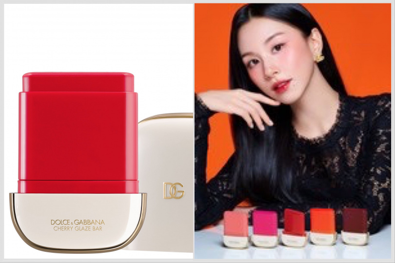 彩瑛使用色是這個紅色！DOLCE&GABBANA Beauty柔光果漾頰彩棒 24H柔光水潤頰彩棒 / 1,800元。（圖／品牌提供）