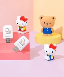 【Timo禮品館】Hello Kitty PhotoCube 雙系統自動備份方塊(iOS/Android通用)
