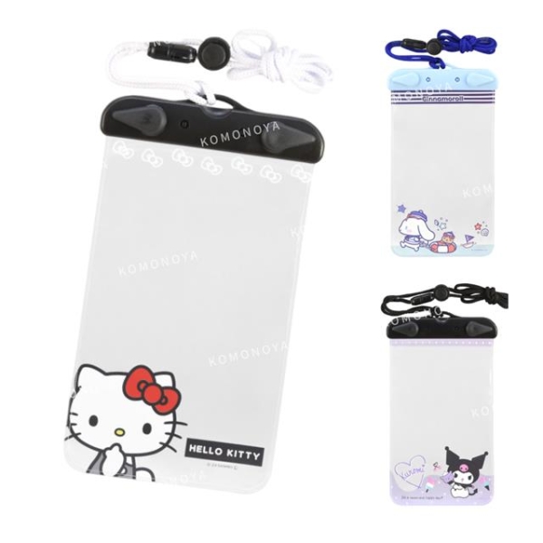 小禮堂 Sanrio 三麗鷗 防水手機袋 Kitty 酷洛米 大耳狗