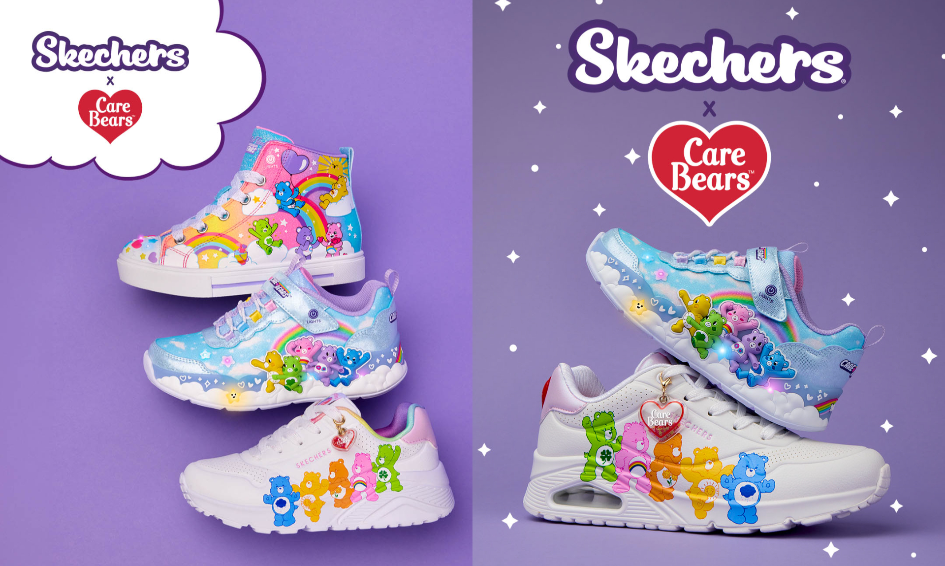SKECHERS × Care Bears™聯名鞋款