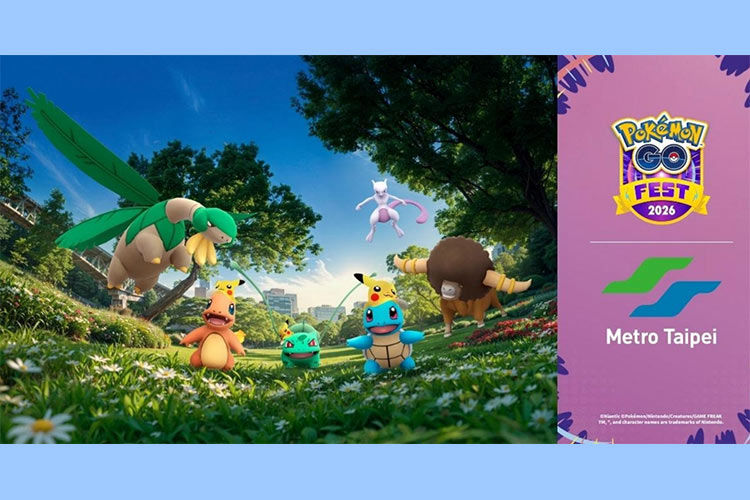 《Pokémon GO》與臺北捷運公司展開「Pokémon GO Fest 2026：全球」及十周年慶祝活動！