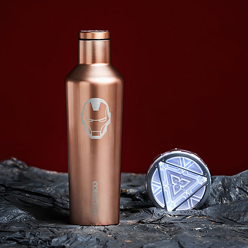 CORKCICLE 漫威系列 三層真空易口瓶470ml-古銅(鋼鐵人)