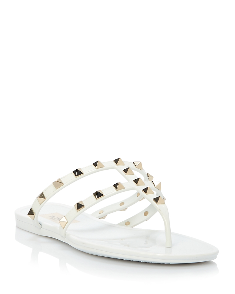 Valentino Garavani Women's Summer Rockstud Pvc Thong Sandals