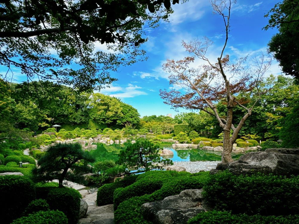 大濠公園日本庭園_上池_大池泉庭