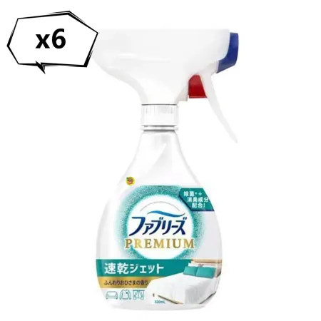 日本 Febreze風倍清織物消臭噴霧--柔和陽光香味(320ml)*6