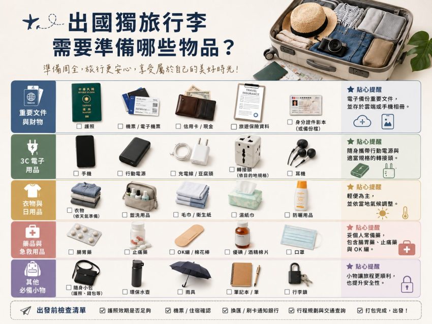 【獨旅攻略】獨旅新手必看！一個人旅行優點、住宿建議與安全指南