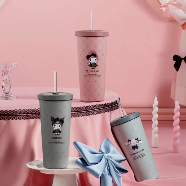 【Oolab良杯製所】讓最珍貴的您自選顏色｜710ml小緞帶吸管杯#庫洛米/大耳狗/美樂蒂/三麗鷗快速出貨 畢業快樂 6月下單可抽小時光吸管杯x1