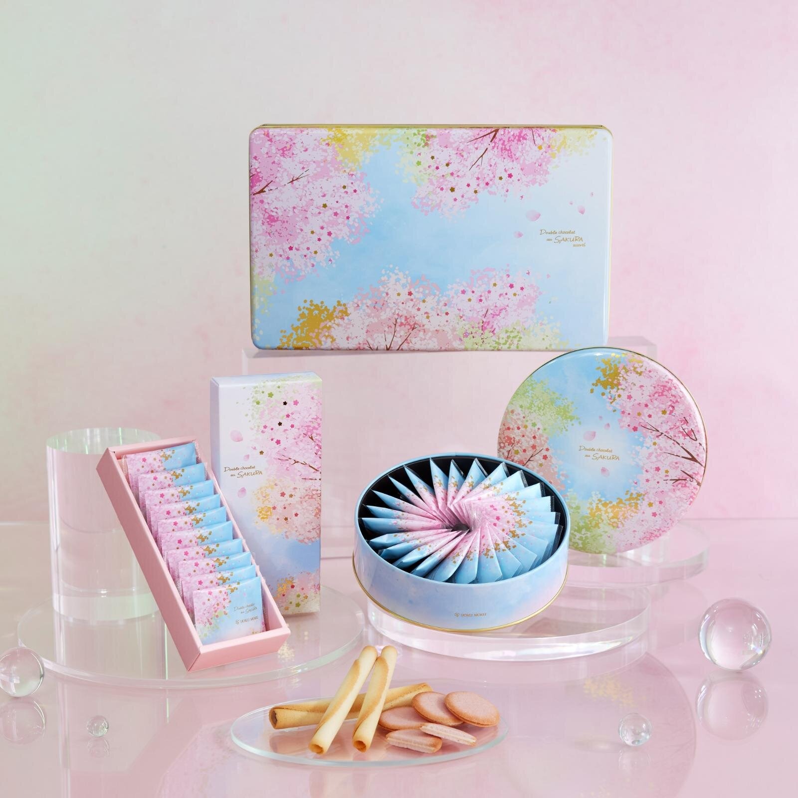 日本雪茄蛋捲YOKUMOKU 推出限定「雙層櫻花巧克力口味」！春季必買伴手禮誕生