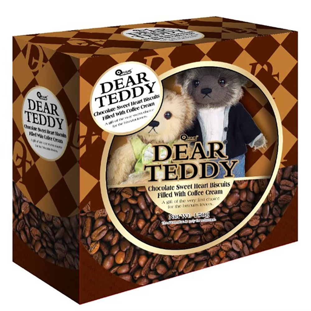 *親愛的泰迪咖啡味夾心餅乾150g