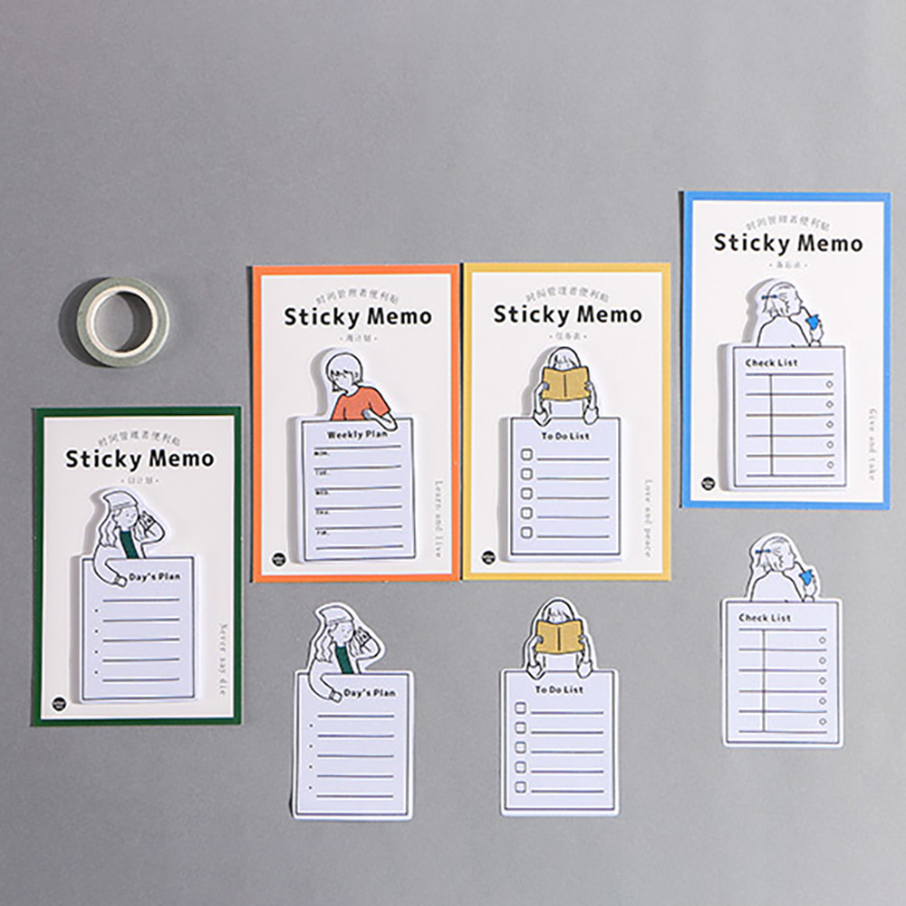 *時間管理者便利貼4入組