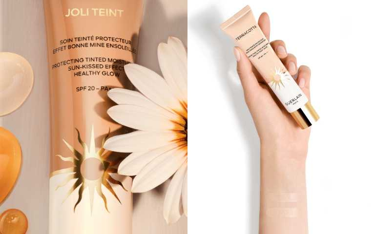 提洛可美肌裸膚霜的包裝延續現代化的經典太陽標誌，象徵清新透亮的妝感。（圖／品牌提供）